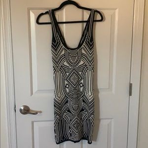 Great black and white dress